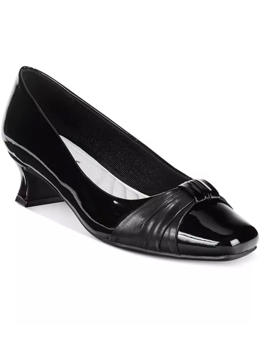 NWT Easy Street Waive Womens Square Closed Toe
Kitten Heel Pumps* Sz. 8M